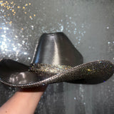 Metallic Bronze & Black Diamond Rhinestones
