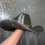 Metallic Bronze & Black Diamond Rhinestones