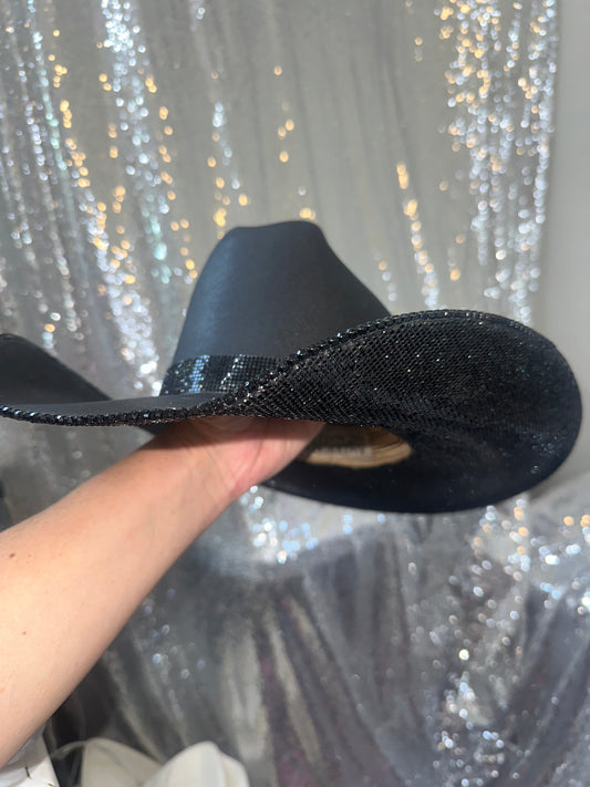 FLASH SALE: Black American Hat Makers with Black rhinestones