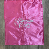 Pink Silk Dust Bag