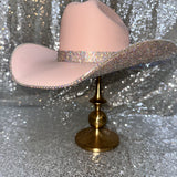 FALL FLASH SALE: XS Pink Straw w/ ab rhinestones