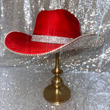 FALL FLASH SALE: Kids Red Suede w/ crystal rhinestones