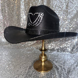 FALL FLASH SALE: Black Straw Posty Hat