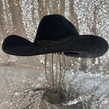 FALL FLASH SALE: BLACK FELT SIZE 7