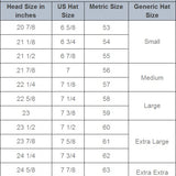 Sand Hat - Exact Sizes