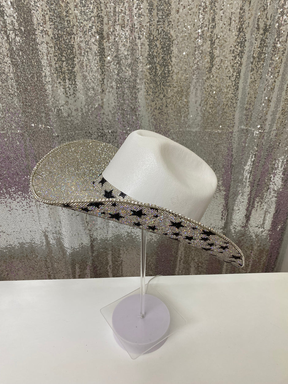 Custom Rhinestone Cowboy Hats & Denim Cowboy Hats – Rhinestone Cowgirl