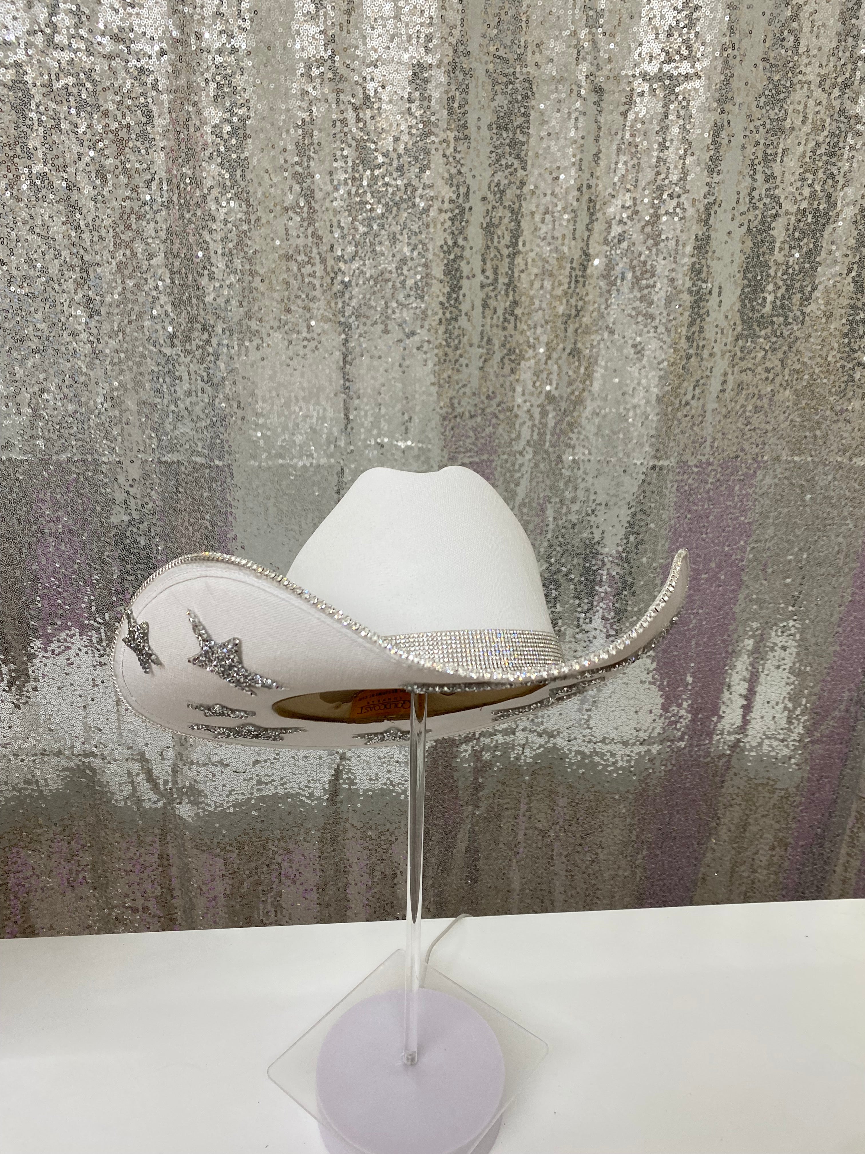 Custom Rhinestone Cowboy Hats & Denim Cowboy Hats – Rhinestone Cowgirl