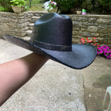 "Blacked Out" - Underneath Brim Only