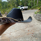 Underneath brim ONLY rhinestoned - as featured in Elle King's music video