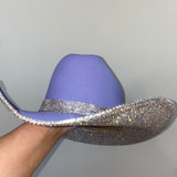 Lavender & Crystal Hat