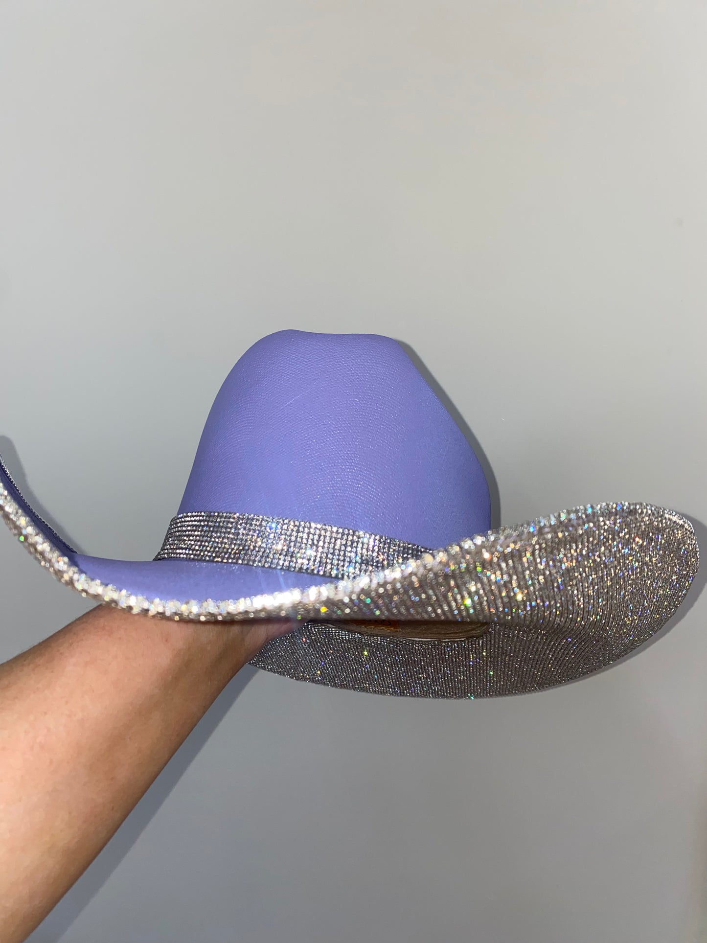 Lavender & Crystal Hat