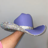 Lavender & Crystal Hat