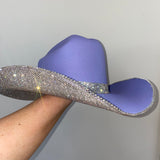 Lavender & Crystal Hat