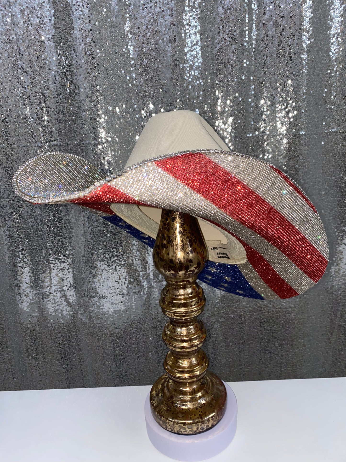 The "America" Hat on Sand Squared Styled Hat